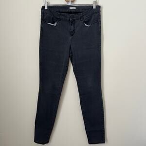Eileen Fisher Black Skinny Jeans Size 14
